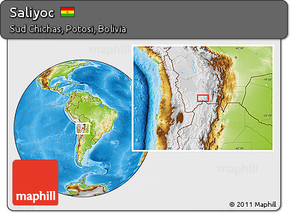 Physical Location Map of Saliyoc