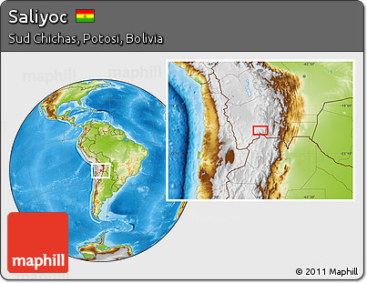 Physical Location Map of Saliyoc