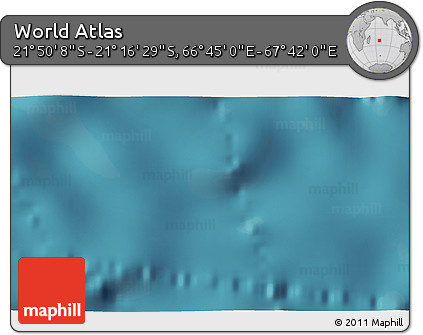 Satellite 3D Map of the Area around 21° 33' 19" S, 67° 13' 29" E