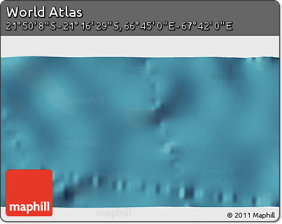 Satellite 3D Map of the Area around 21° 33' 19" S, 67° 13' 29" E