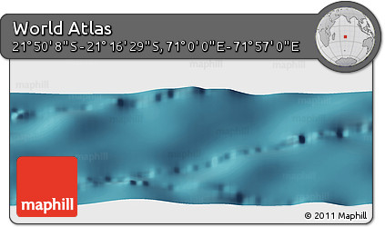Satellite Panoramic Map of the Area around 21° 33' 19" S, 71° 28' 29" E