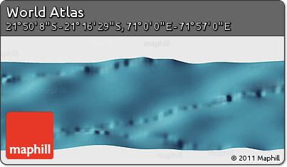 Satellite Panoramic Map of the Area around 21° 33' 19" S, 71° 28' 29" E