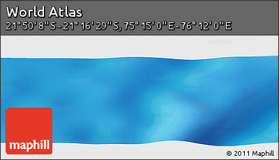 Physical Panoramic Map of the Area around 21° 33' 19" S, 75° 43' 29" E