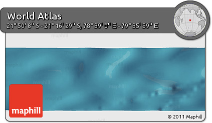 Satellite Panoramic Map of the Area around 21° 33' 19" S, 79° 7' 30" E
