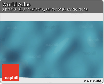 Satellite 3D Map of the Area around 21° 33' 19" S, 83° 22' 30" E