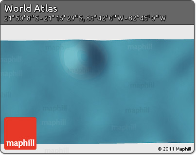 Satellite 3D Map of the Area around 21° 33' 19" S, 83° 13' 29" W