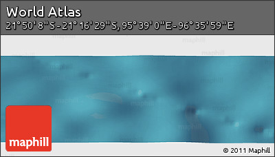 Satellite Panoramic Map of the Area around 21° 33' 19" S, 96° 7' 30" E