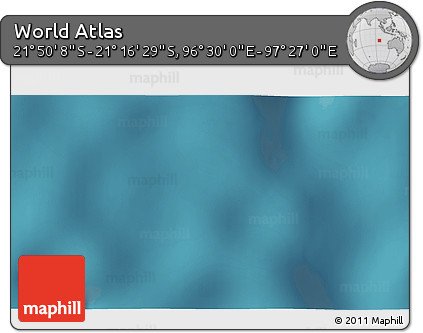 Satellite 3D Map of the Area around 21° 33' 19" S, 96° 58' 29" E