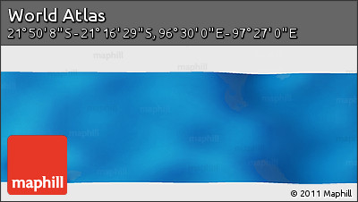 Physical Panoramic Map of the Area around 21° 33' 19" S, 96° 58' 29" E
