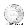 Outline Map of the Area around 21° 33' 19" S, 96° 49' 29" W, rectangular outline