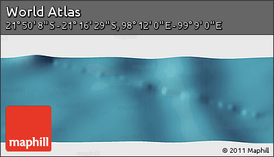 Satellite Panoramic Map of the Area around 21° 33' 19" S, 98° 40' 30" E