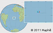 Savanna Style Location Map of the area around 21° 33' 19" S, 9° 16' 30" W