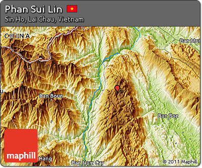 Physical 3D Map of Phan Sui Lin