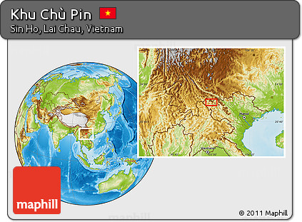 Physical Location Map of Khu Chù Pin
