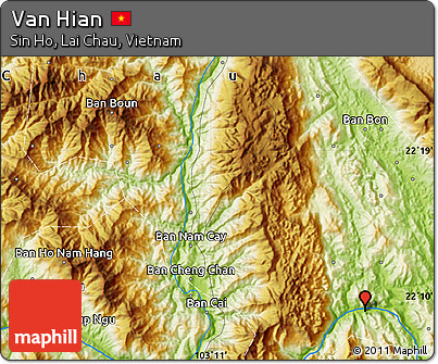Physical Map of Van Hian