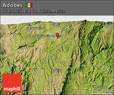 Satellite 3D Map of Adobes