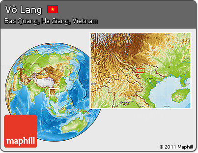 Physical Location Map of Vô Lang