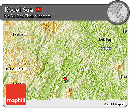 Physical 3D Map of Kouei Sua