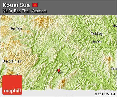 Physical 3D Map of Kouei Sua
