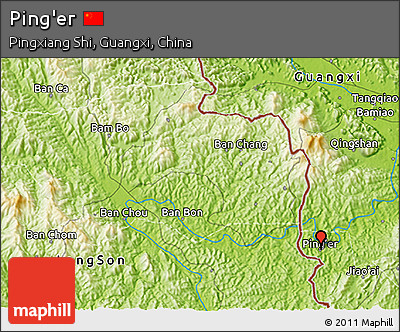 Physical 3D Map of Ping'er