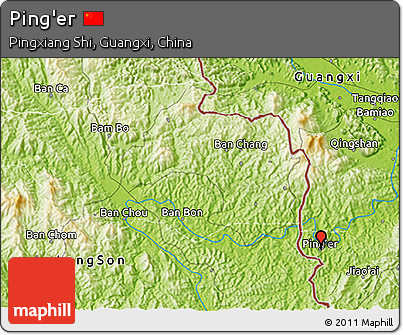 Physical 3D Map of Ping'er