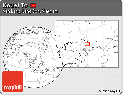 Blank Location Map of Kouei To