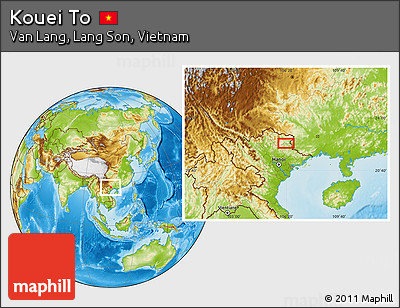 Physical Location Map of Kouei To