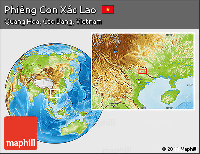 Physical Location Map of Phiêng Con Xác Lao