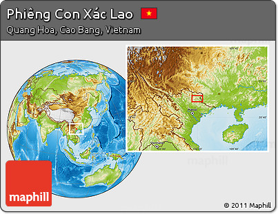 Physical Location Map of Phiêng Con Xác Lao