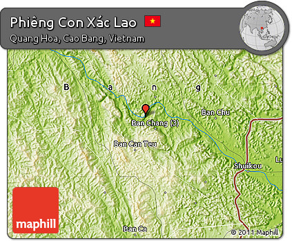 Physical Map of Phiêng Con Xác Lao