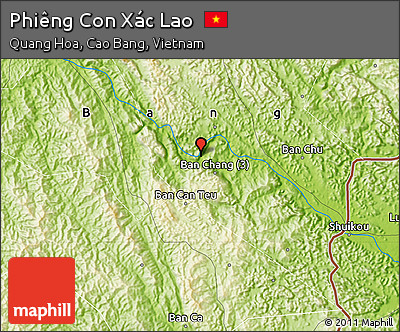 Physical Map of Phiêng Con Xác Lao