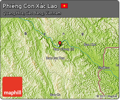 Physical Map of Phiêng Con Xác Lao