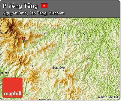 Physical Map of Phiêng Tăng