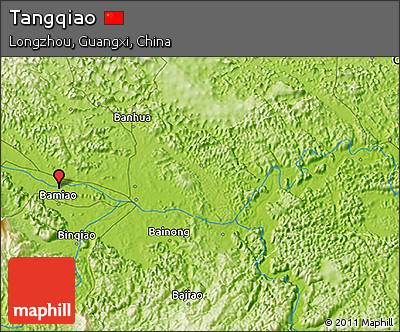 Physical 3D Map of Tangqiao