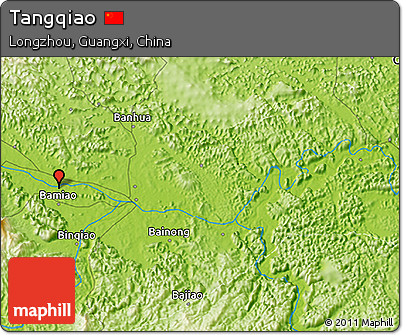 Physical 3D Map of Tangqiao