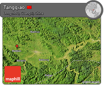 Satellite 3D Map of Tangqiao