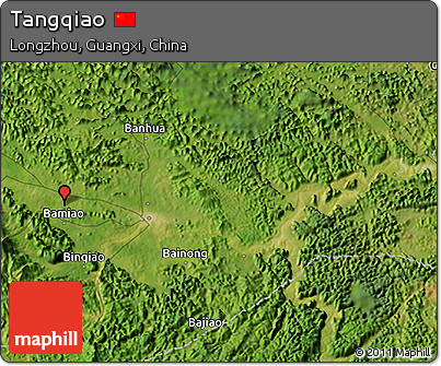 Satellite 3D Map of Tangqiao