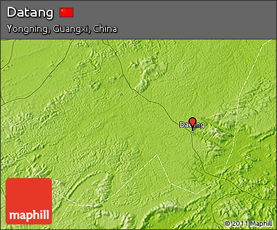 Physical 3D Map of Datang