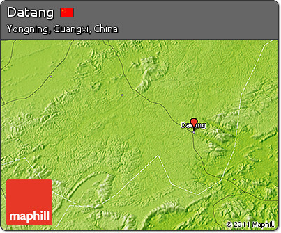 Physical 3D Map of Datang