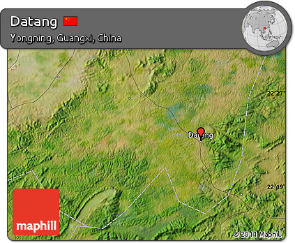 Satellite Map of Datang
