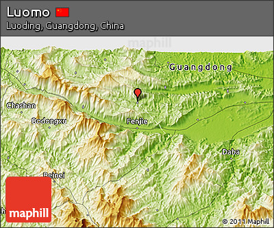 Physical 3D Map of Luomo