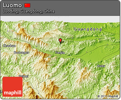 Physical 3D Map of Luomo