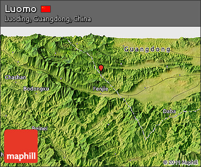 Satellite 3D Map of Luomo