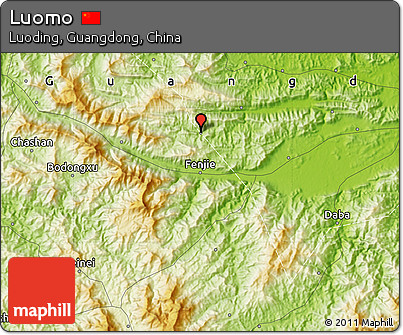 Physical Map of Luomo