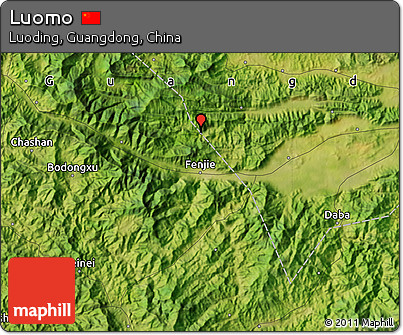 Satellite Map of Luomo