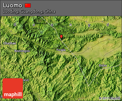 Satellite Map of Luomo