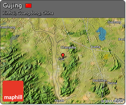 Satellite Map of Gujing