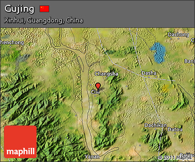 Satellite Map of Gujing