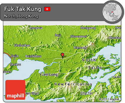 Physical 3D Map of Fuk Tak Kung