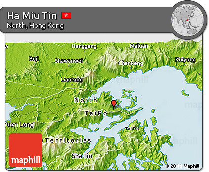 Physical 3D Map of Ha Miu Tin